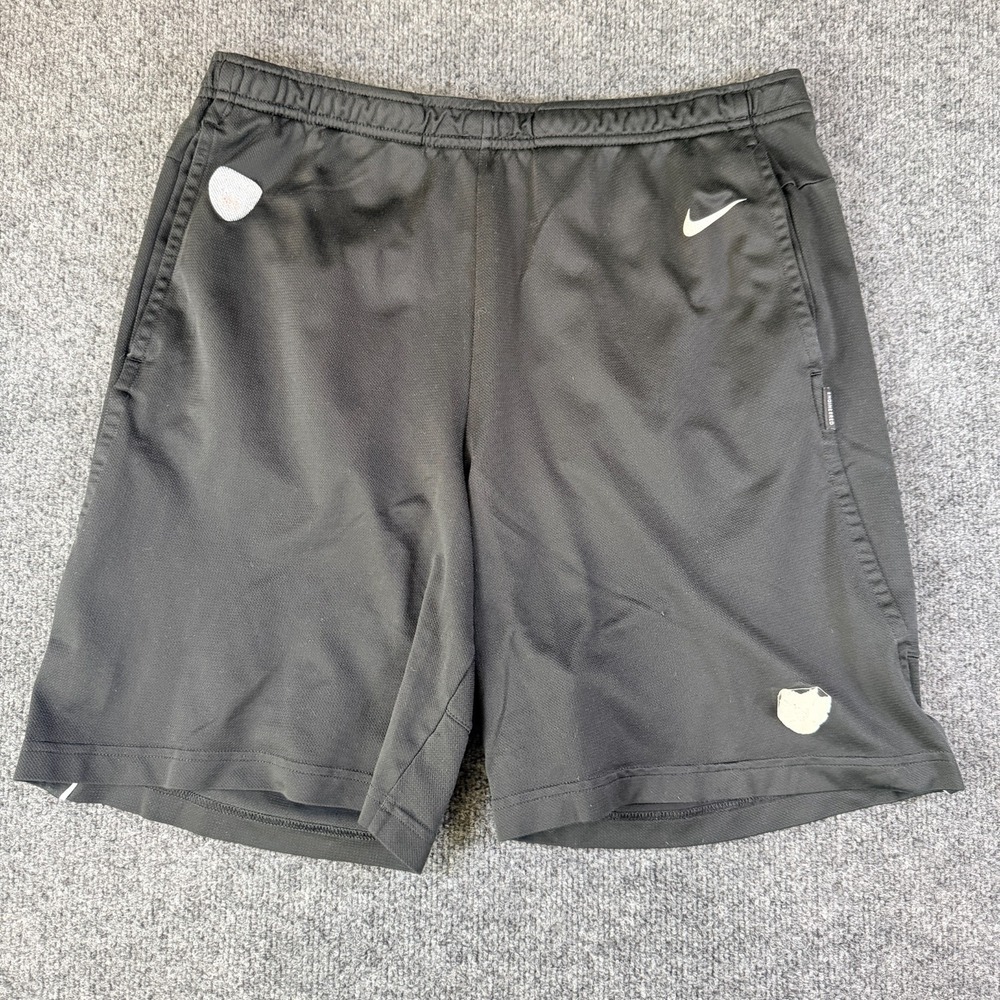 Las Vegas Raiders Shorts Mens 34x8 Black Nike Dri Fit Football On Field Training